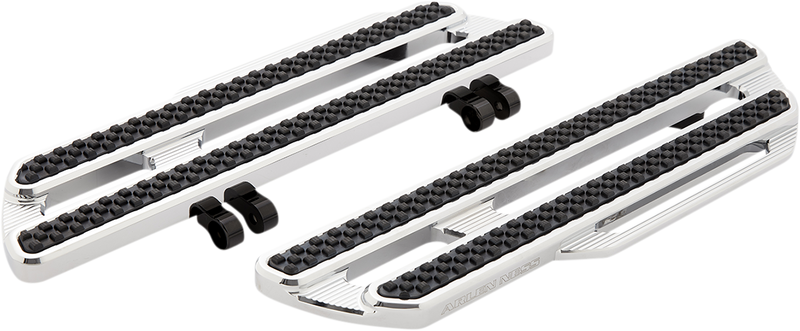 ARLEN NESS Method Driver Floorboards - Extended - 1980-2025 TOURING, SOFTAIL MODELS - Chrome