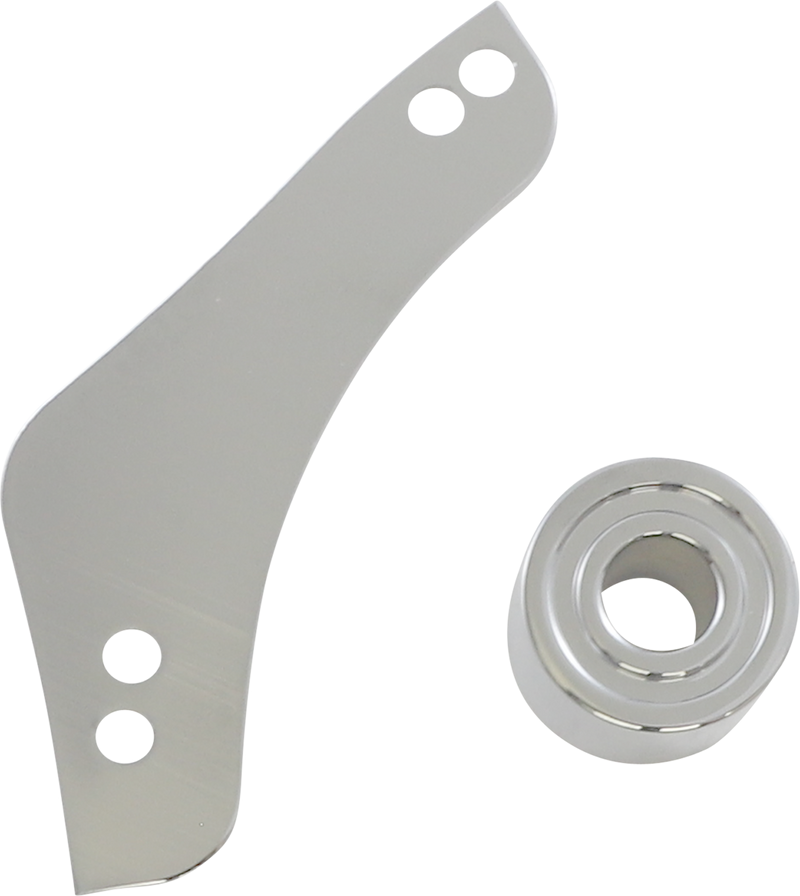 ARLEN NESS Replacement Breather Bolt Cover Plate - Inverted/Method/Clear Tear/Sidekick - Right - Chrome