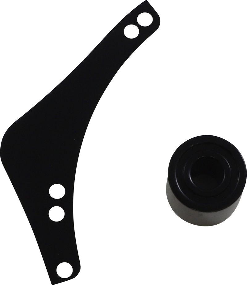 ARLEN NESS Replacement Breather Bolt Cover Plate - Inverted/Method/Clear Tear/Sidekick - Left - Black