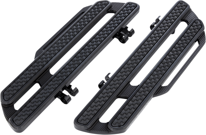 ARLEN NESS Method Driver Floorboards - Extended - Black - 2018-2022 SOFTAIL MODELS