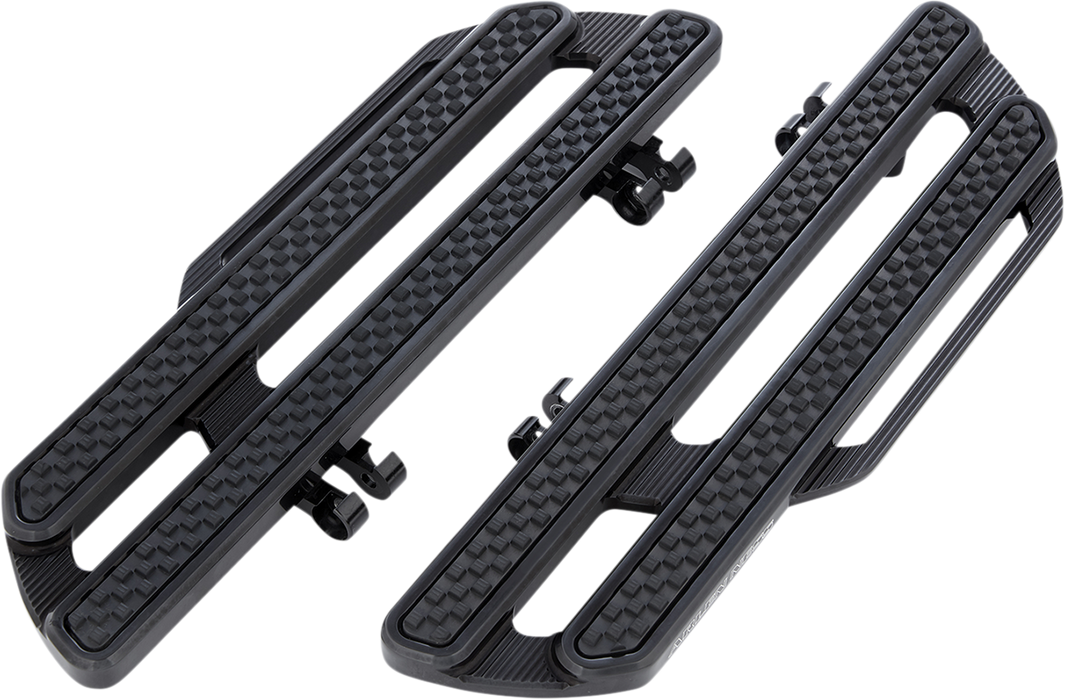 ARLEN NESS Method Driver Floorboards - Extended - Black - 2018-2022 SOFTAIL MODELS