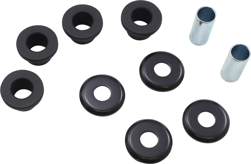 ARLEN NESS Black Polyurethane Riser Bushing Kit - Black Cup Washers