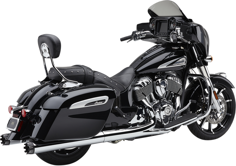 COBRA Dual Cut Slip-On Mufflers - Chrome
