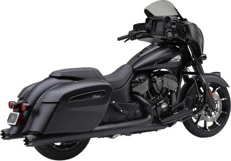 COBRA Dual Cut Slip-On Mufflers - Black