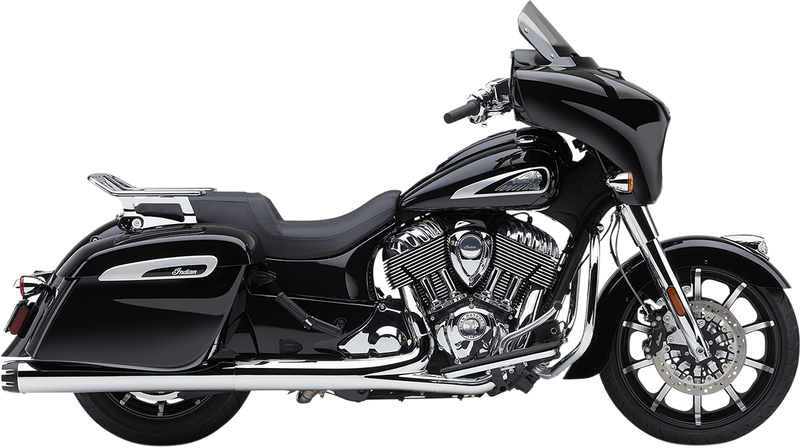 COBRA Dual Cut Slip-On Mufflers - Chrome