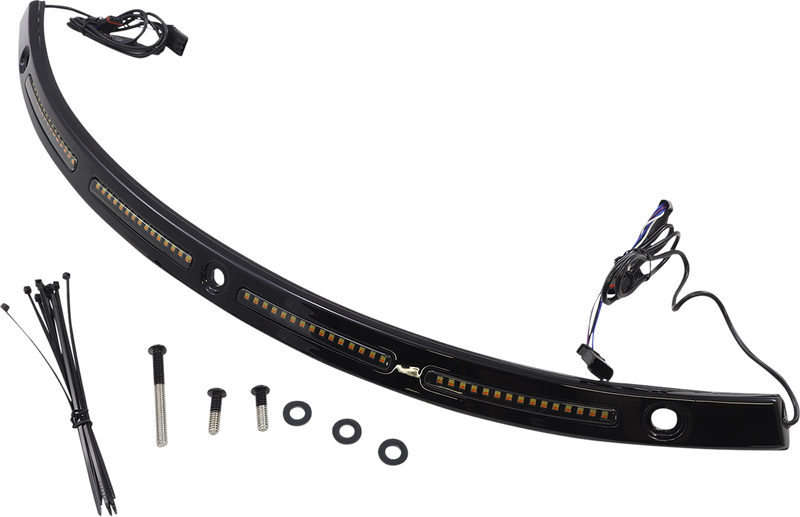 CUSTOM DYNAMICS Windshield Trim W/ Standard Led Turn Signals