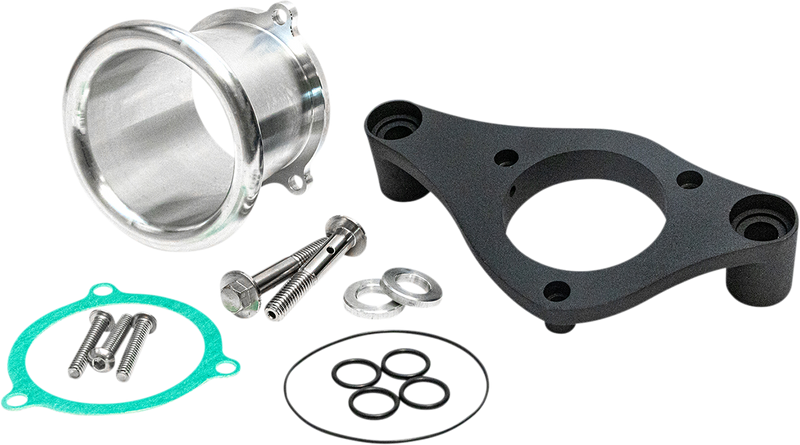 FEULING OIL PUMP CORP. 3" Velocity Stack with Backing Plate Kit - Black