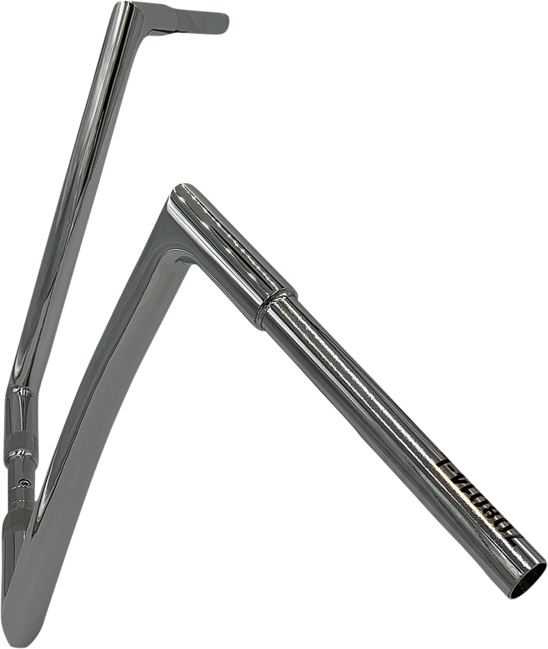 FAT BAGGERS INC. 1-1/4" EZ Install Flat Top Handlebar - 14" - Chrome 708014