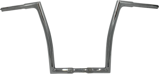 FAT BAGGERS INC. 1-1/4" EZ Install Flat Top Handlebar - 14" - Chrome 708014