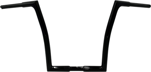 FAT BAGGERS INC. 1-1/4" EZ Install Flat Top Handlebar - 14" - Black 708014-B