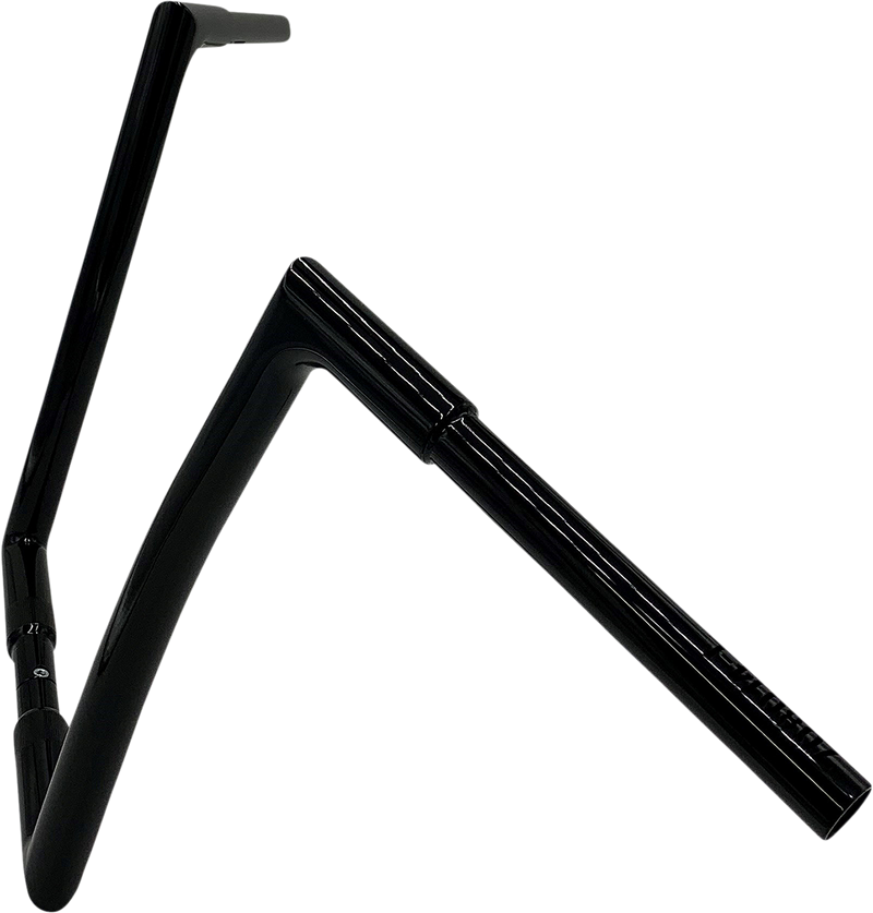 FAT BAGGERS INC. 1-1/4" EZ Install Flat Top Handlebar - 14" - Black 708014-B