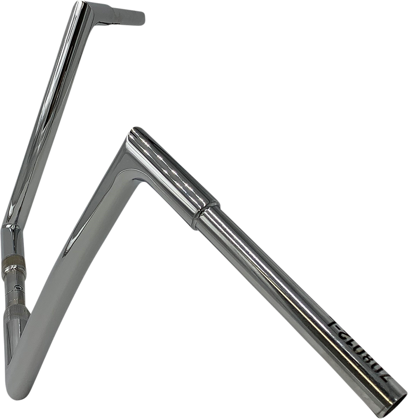 FAT BAGGERS INC. 1-1/4" EZ Install Flat Top Handlebar - 12" - Chrome 708012