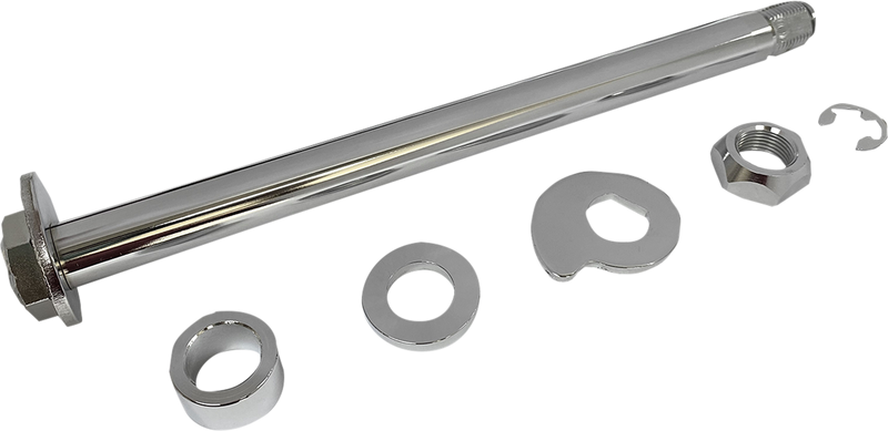 DRAG SPECIALTIES Replacement Rear Axle Kit - Chrome - '09-'13 FLT