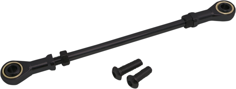 DRAG SPECIALTIES Gear Shifter Linkage Kit - Black - 8-1/4"