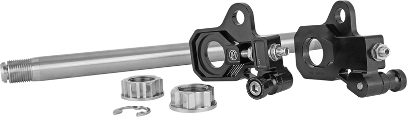 PERFORMANCE MACHINE REAR AXLE ADJUSTER (2009 - UP TOURING)