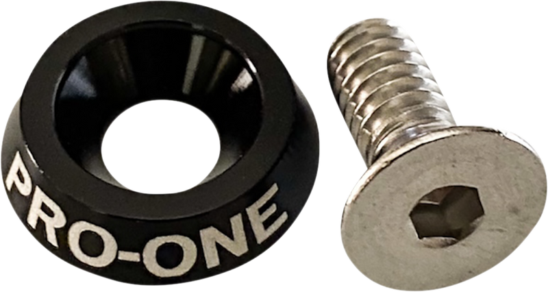 PRO-ONE PERF.MFG. Seat Bolt - 1/4"-20 - Black 100200
