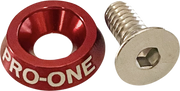 PRO-ONE PERF.MFG. Seat Bolt - 1/4"-20 - Red 100200R