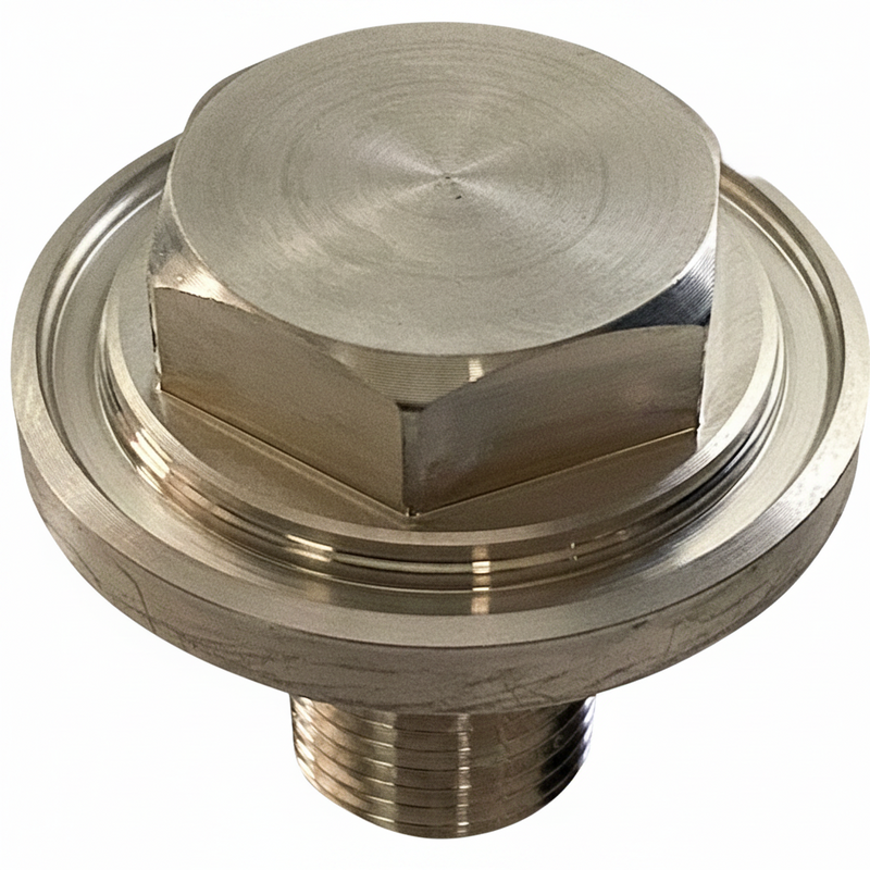 PRO-ONE PERF.MFG. Steering Stem Bolt - Raw Aluminum 106201