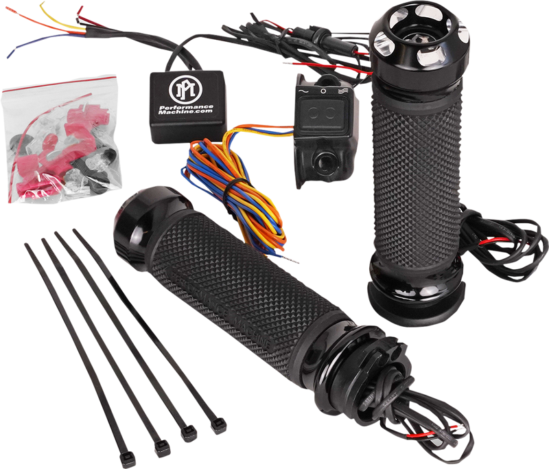 PERFORMANCE MACHINE (PM) Grips - Apex - Heated - Cable - Contrast Cut - '80-'20