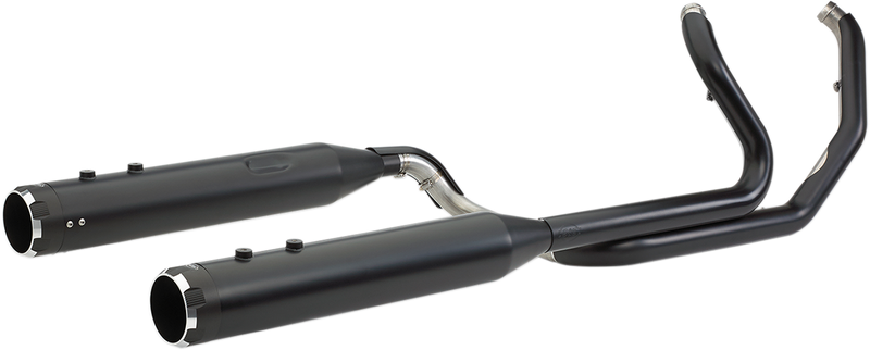 S&S CYCLE El Dorado Dual Exhaust System - Black - Black Thruster