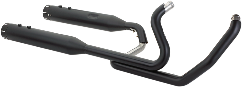S&S CYCLE El Dorado Dual Exhaust - Black - Black Tracer
