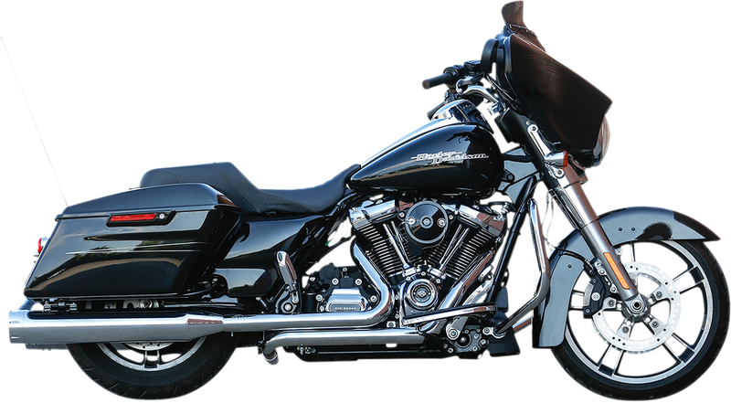S&S CYCLE El Dorado Dual Exhaust System - Chrome - Chrome Tracer