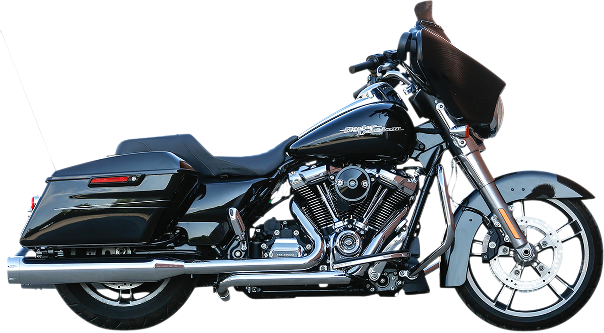 S&S CYCLE El Dorado Dual Exhaust System - Chrome - Chrome Tracer
