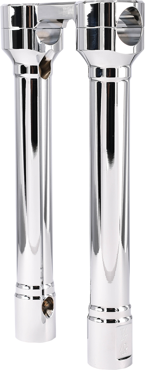 THRASHIN SUPPLY CO. Risers - Hole Shot - 10" - Chrome