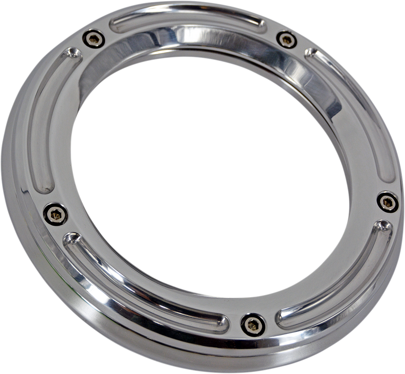 TRASK Assault Derby Cover - Chrome - Softail