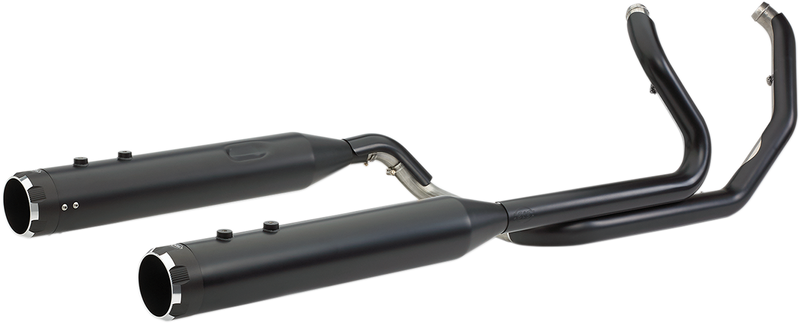 S&S CYCLE El Dorado Dual Exhaust System - Black - Black Thruster