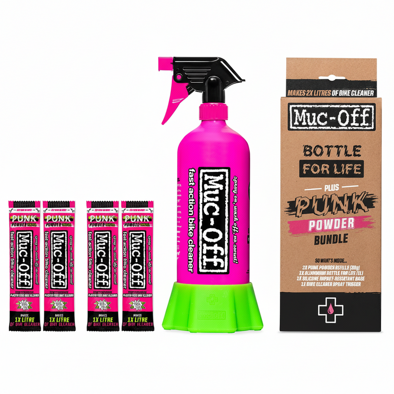 MUC-OFF USA Punk Powder Concentrated Cleaner - 4 Pack with Bottle 20609