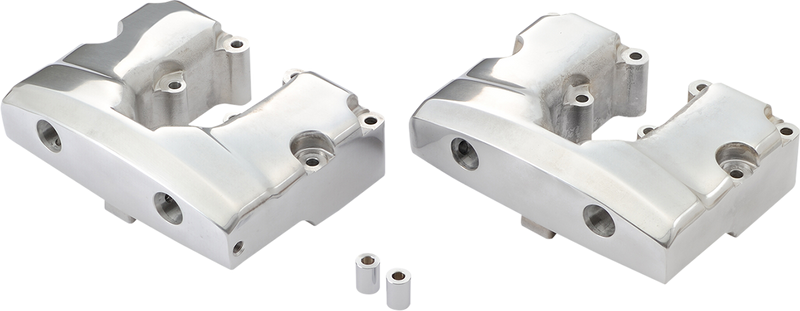 DRAG SPECIALTIES Replacement Rocker Box Cover Set - Polished - Shovelhead '66-'84