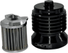 PC RACING Flo? "Spin-On" Oil Filter - Black Anodized - Aprilia/BMW/Buell/H-D/Moto Guzzi/Yamaha PCS4B
