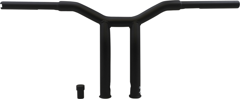 BURLY BRAND Handlebar - Dominator - Raked - 10" - Matte Black