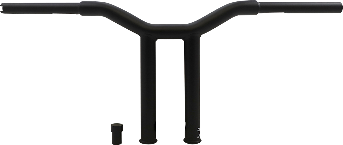 BURLY BRAND Handlebar - Dominator - Straight - 10" - Matte Black