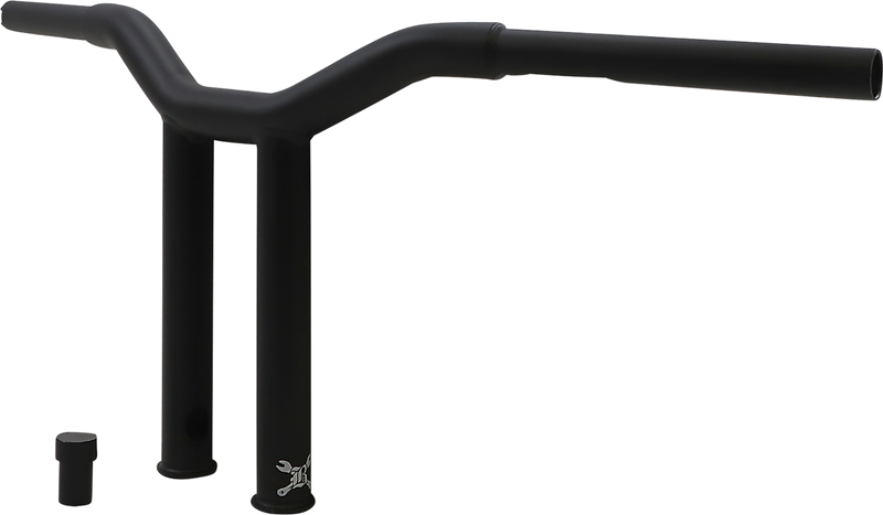 BURLY BRAND Handlebar - Dominator - Straight - 10" - Matte Black