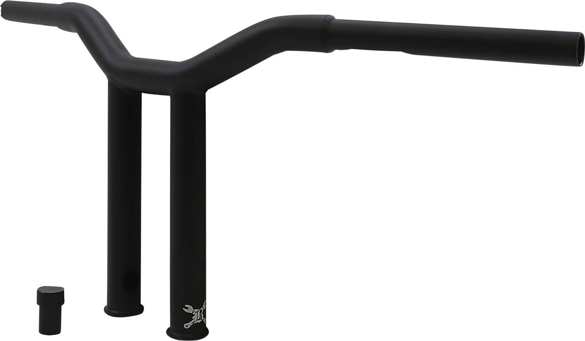 BURLY BRAND Handlebar - Dominator - Straight - 10" - Matte Black