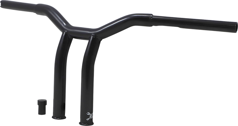 BURLY BRAND Handlebar - Dominator - Raked - 10" - Black