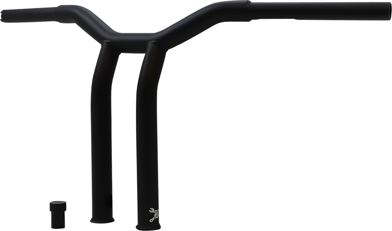 BURLY BRAND Handlebar - Dominator - Raked - 12" - Matte Black