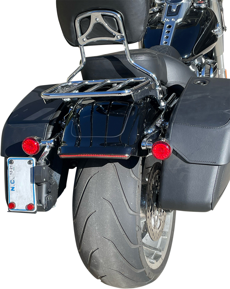 CUSTOM DYNAMICS Center Mount Integrated Taillight with Turn Signals - Red