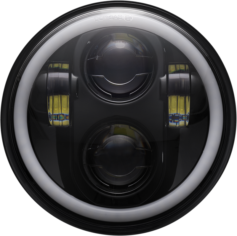 CUSTOM DYNAMICS 5.75 Led Halo Headlamps
