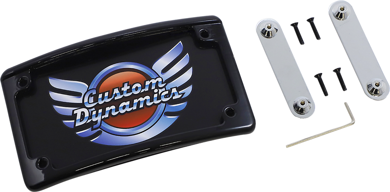 CUSTOM DYNAMICS Radius LED License Plate Frame for CVO™ - Black