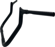 FAT BAGGERS INC. 1-1/4" EZ Install Pointed Top Handlebar - Reduced Reach - 11" - Black 905011-B