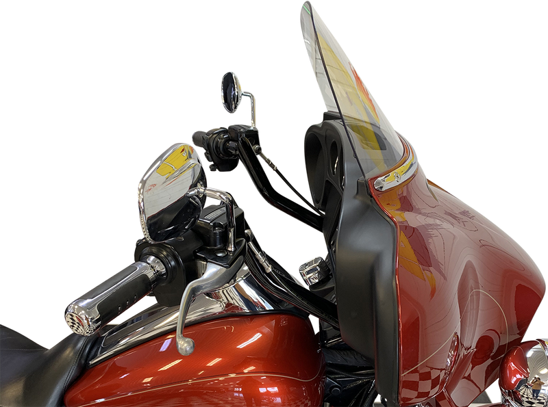 FAT BAGGERS INC. 1-1/4" EZ Install Pointed Top Handlebar - Reduced Reach - 11" - Black 905011-B