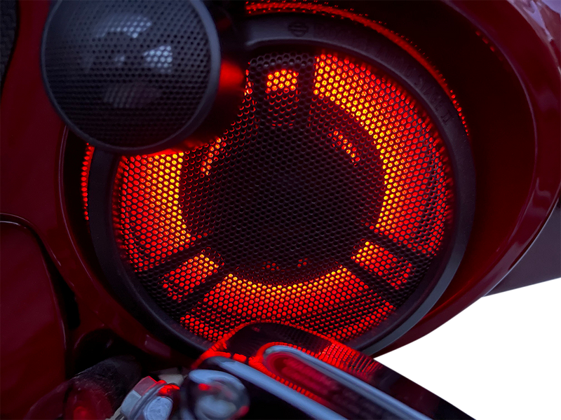 CUSTOM DYNAMICS ProGLOW™ LED Speaker Lights for Boom!™ Audio Stage II - Lower Fairing - Tour-Pak