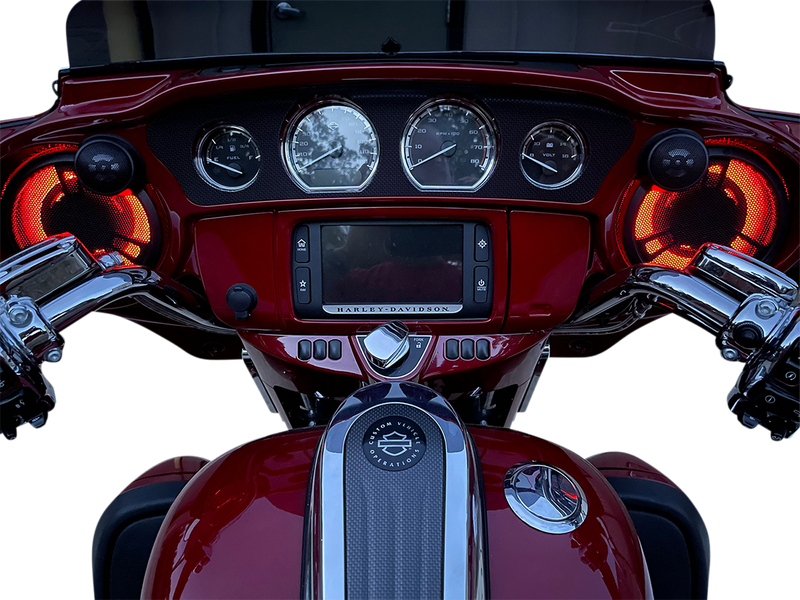 CUSTOM DYNAMICS ProGLOW™ LED Speaker Lights for Boom!™ Audio Stage II Systems - Upper Fairing