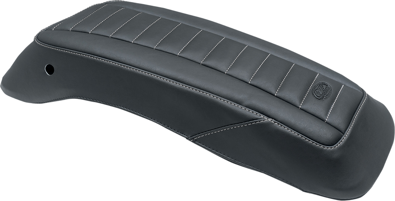 MUSTANG Deluxe Saddlebag Lid Covers - Black/Gunmetal Gray - Touring '14-'24