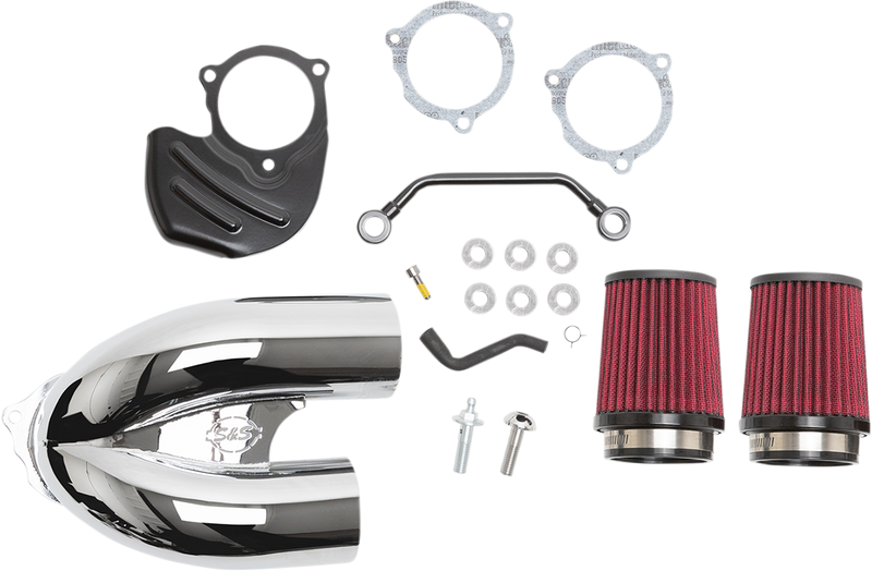 S&S CYCLE Tuned Induction Air Cleaner Kit - Chrome
