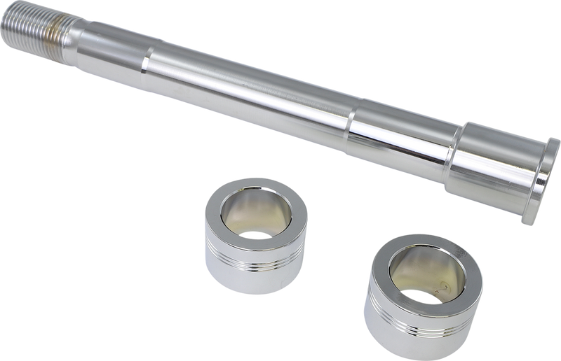 DRAG SPECIALTIES Replacement Front Axle Kit - Chrome