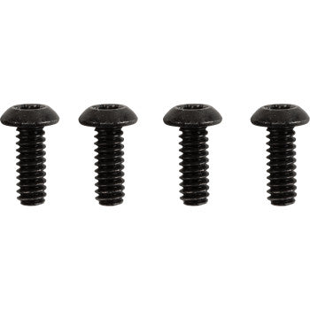 DRAG SPECIALTIES Screw Kit - Switch Housing - Black - 4-Pack